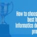 Choose the Best Health Informatics Degree Program